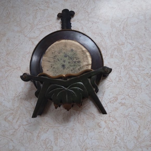 Coaster Set, Vintage, Metal (Copper/Brass?)with Matching Holder and Shovel - Picture 4 of 9